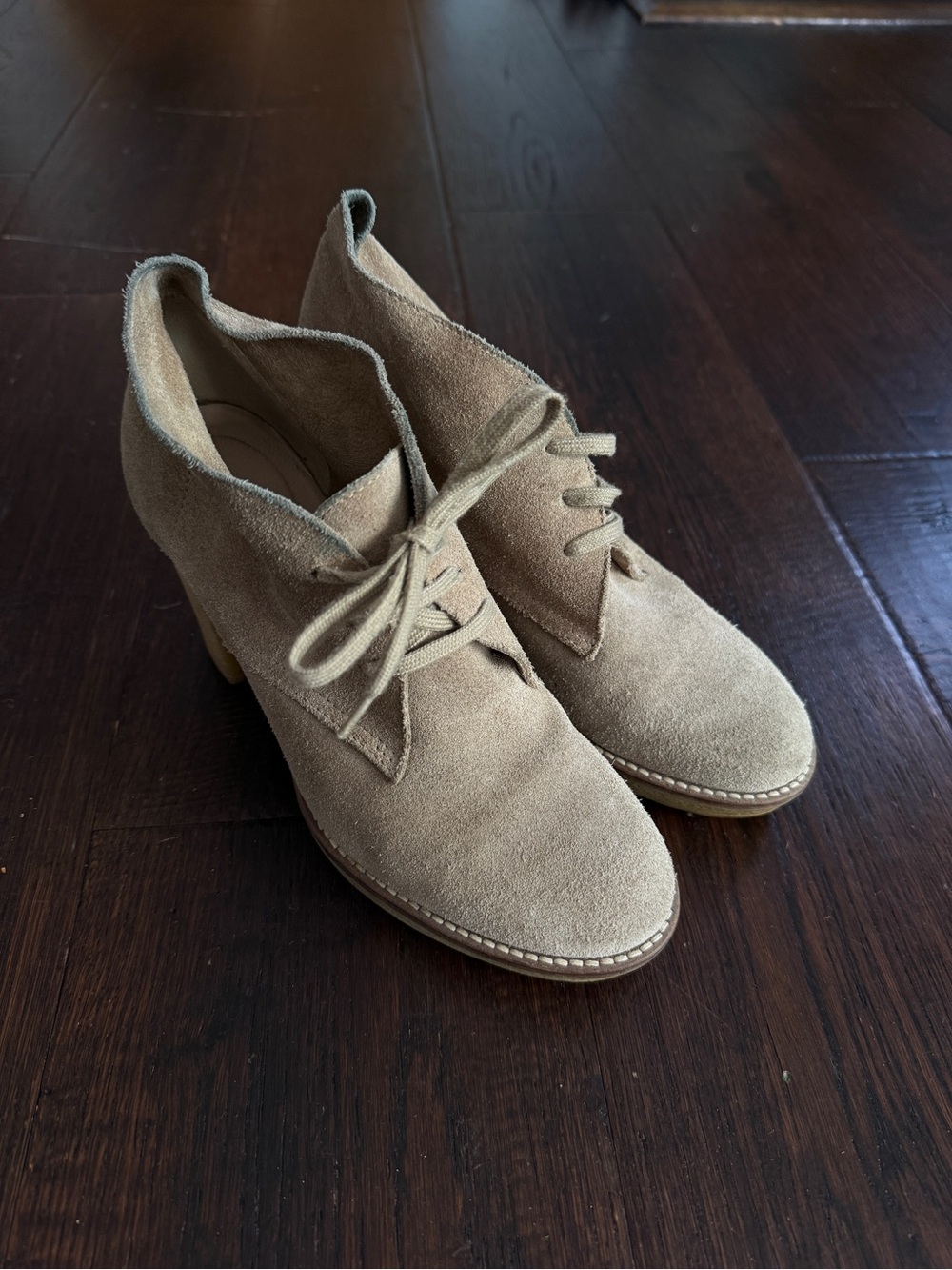 JCrew Suede Casual Heels - SIZE 8